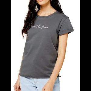 Top shop See The Good T-shirt In Charcoal